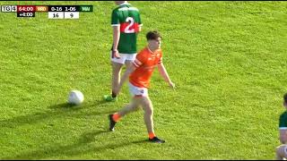 BIG HIT  ARMAGH V MAYO  2024 ALL IRELAND MINOR FOOTBALL SEMIFINAL [upl. by Finzer]