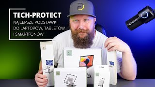 Super Praktyczne i Świetnie Wykonane Podstawki do Laptopów Tabletów i Smartfonów od TECHPROTECT [upl. by Liscomb573]