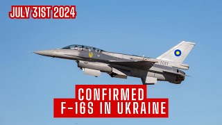 Ukraine Receives First Batch of US F16 Fighter Jets 🇺🇦 [upl. by Frodina]