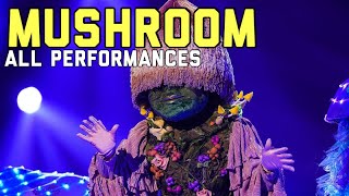 The Masked Singer  The Mushroom All Performances and Reveal [upl. by Notwal]