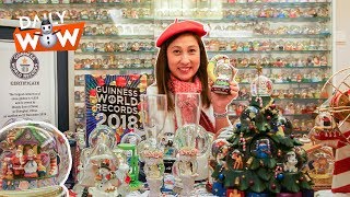 The Largest Snow Globe Collection in the World [upl. by Aennyl]