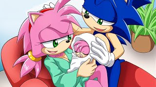 How It Was Sonic and Amy finally have a baby Sonic Comic Dub [upl. by Fries]