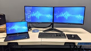 Dual monitors and docking station training video [upl. by Nnaeirrac948]