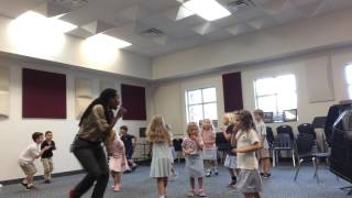 Clap Your Hands Together  Kindergartners Dance and Sing OrffSchulwerk Method [upl. by Awuhsoj]