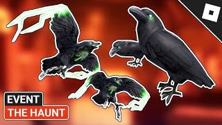 EVENT How to get the DARK RAVENS amp WRAITHLIKE RAVENS in THE HAUNT HUB  Roblox [upl. by Yole]