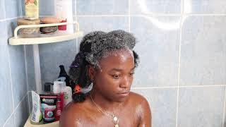 Comment LAVER les cheveux Crepus sans noeuds sans casse [upl. by Buxton]