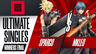 MKLeo vs Sparg0  Winners Final Ultimate Singles  Genesis 8  Byleth vs Cloud [upl. by Lachman]