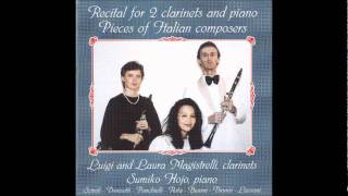 G Donizetti  Sonata for two Clarinets [upl. by Jago706]