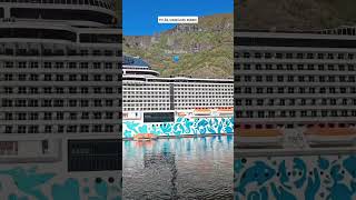 Msc Euribia in Flam Norway by msc friend viagens bruno 💙 [upl. by Berard]