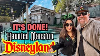 NEW DISNEYLAND HAUNTED MANSION AREA FULLY OPEN AND NO MORE VIRTUAL QUEUE Walkthrough Review  More [upl. by Julia]