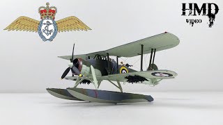 Fairey Swordfish MkI Floatplane 701 Catapult Flight 1940 Corgi 172 Diecast Model Review [upl. by Briano]