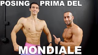 ULTIMA LEZIONE DI POSING IN VISTA DEL MONDIALE DI NATURAL BODYBUILDING [upl. by Nhar]