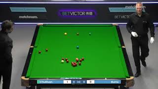 Ronnie OSullivan vs Ian Burns  2021 Championship League Snooker [upl. by Eisteb]