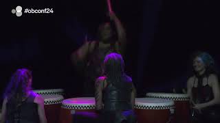 Taiko Drumming by Dance Brigade  OBConf24 [upl. by Galvan]