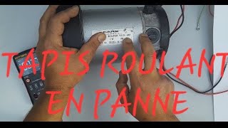 129 PANNES TAPIS ROULANT MOTEUR MONO CAVE 180 VOLTS CONTINUE [upl. by Krawczyk455]