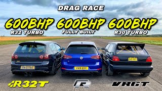 GOLF R EVOLUTION 600HP GOLF R v 600HP MK2 GOLF v 600HP R32 TURBO [upl. by Moorish492]