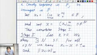 Lecture 17 Functional Analysis  Sequence spaces continued [upl. by Ahsiliw]