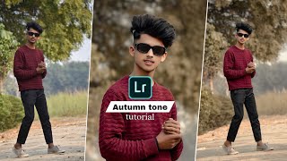 Lightroom Mobile AUTUMN BROWN Tone color grading tutorial  Free preset  drxeditor [upl. by Annor343]