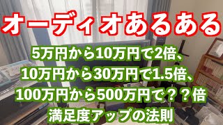 オーディオ費用対効果の法則について、私の持論をお伝えしますね！ [upl. by Hakkeber]