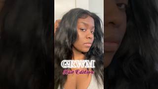 Fall crimped Hair routine grwm hairroutine blackgirlaesthetic [upl. by Rajiv]