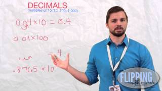 Topic 61 Multiplying Decimals By The Power Of 10 [upl. by Neivad817]