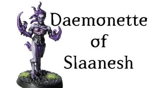 How to Paint Daemonettes of Slaanesh for Warhammer 40k or Warhammer Fantasy [upl. by Enawd]