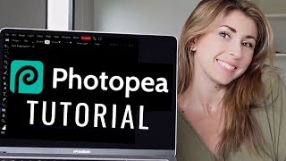 How To Use Photopea 2024 Tutorial for Beginner Designers [upl. by Ru]