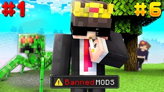 I Tried EVERY ILLEGAL BANNED Mod in Minecraft [upl. by Behlau]