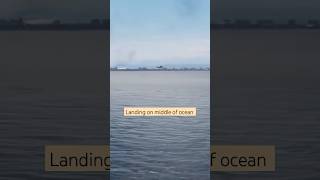 Fighter jet landing in a big boat in middle of Ocean 🌊 [upl. by Tonjes]