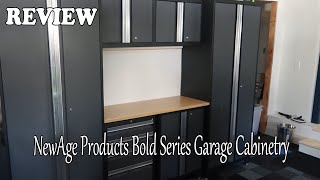 NewAge Products Garage Cabinets Review  NewAge Products Bold Series Gray 10 Piece Set [upl. by Ahsaelat]