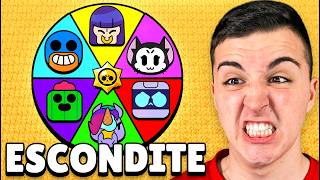 ESCONDITE DE BRAWLERS con RULETA 😱 ¡Minijuegos en Brawl Stars 👀🚨 [upl. by Harrod]