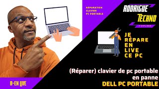 Réparation dun clavier de pc portable DELL dont certaines touches ne marchent plus problème liquide [upl. by Wimsatt728]