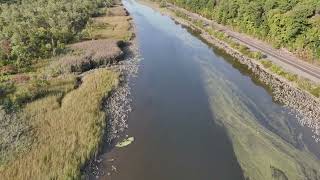 Hallenbeck Creek and Rogers Island Hudson River [upl. by Annael83]