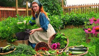 Russian Ikra Recipe Zucchini Harvest in the Iowa Countryside [upl. by Enasus]