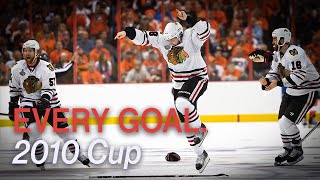 Every Blackhawks Goal 2010 Playoffs [upl. by Mikel]