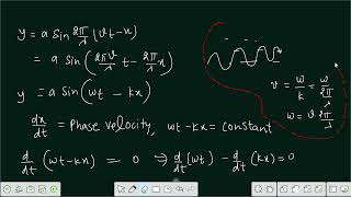 Lecture 133  Phase Velocity Proof [upl. by Ediva85]