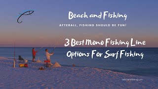 3 Best Mono Fishing Line Options For Surf Fishing [upl. by Oam431]