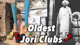 The Oldest Jori Clubs in Varanasi  Nail Jori Indian Clubs [upl. by Alegnatal]