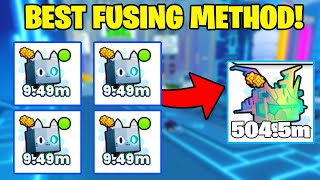 NEW BEST FUSING METHOD FOR WORLD 2 TECH PETS IN PET SIMULATOR 99 ROBLOX [upl. by Neiluj444]