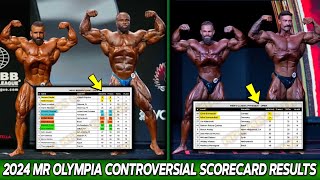 Reviewing the CONTROVERSIAL SCORECARD for Open Bodybuilding amp Classic Physique Mr Olympia 2024 [upl. by Eimac]