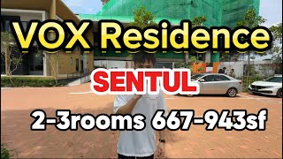 Property Searcher  Freehold VOX Residence  Sentul  23rooms 667sf943sf  Fully Furnished [upl. by Anaejer]