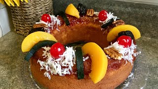 ROSCA DE REYESpastel sabor naranja humectada [upl. by Reerg270]