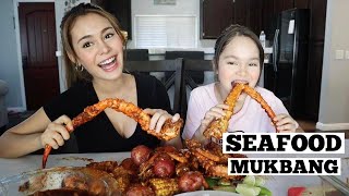 SEAFOOD MUKBANG  QampA  IVANA ALAWI [upl. by Odirfliw]