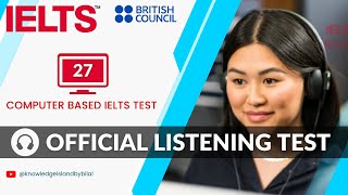 IELTS Computer Based Test  08092024  British Council IELTS Listening Test [upl. by Yorgen715]