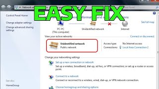 How To Fix Unidentified Network No Internet Access Network Issues in Windows 11 amp Windows 10 [upl. by Shellans]