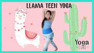 Llama themed kids yoga class  Yoga Cubz [upl. by Goraud971]