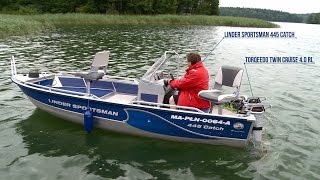 Linder Sportsman 445 Catch  Torqeedo Twin Cruise 40 RL  PRO FISHING AND SPORT [upl. by Liahcim]