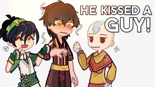 He kissed a GUY  ft Zukka Toph amp Aang  ATLA [upl. by Loredo]