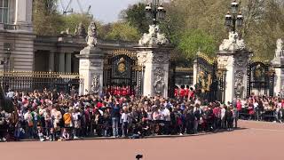 Scipio Grenadiers slow march Changing the Guard at Buckingham Palace April 19 2019 [upl. by Aihsekin]