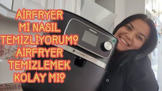 AİRFRYER TEMİZLİĞİ NASIL YAPILIR philips airfryer xxl 7000 keşfet ürüninceleme [upl. by Ruel584]